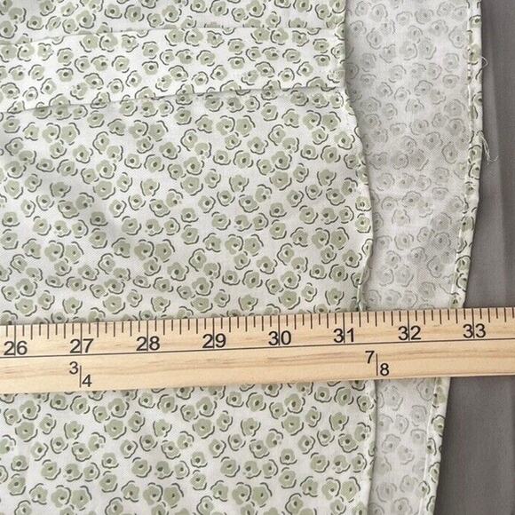 Jos. A Bank Men’s Sz 4XB Slim Fit Long Sleeve Buttoned Down Green Floral Poppy - Picture 6 of 8